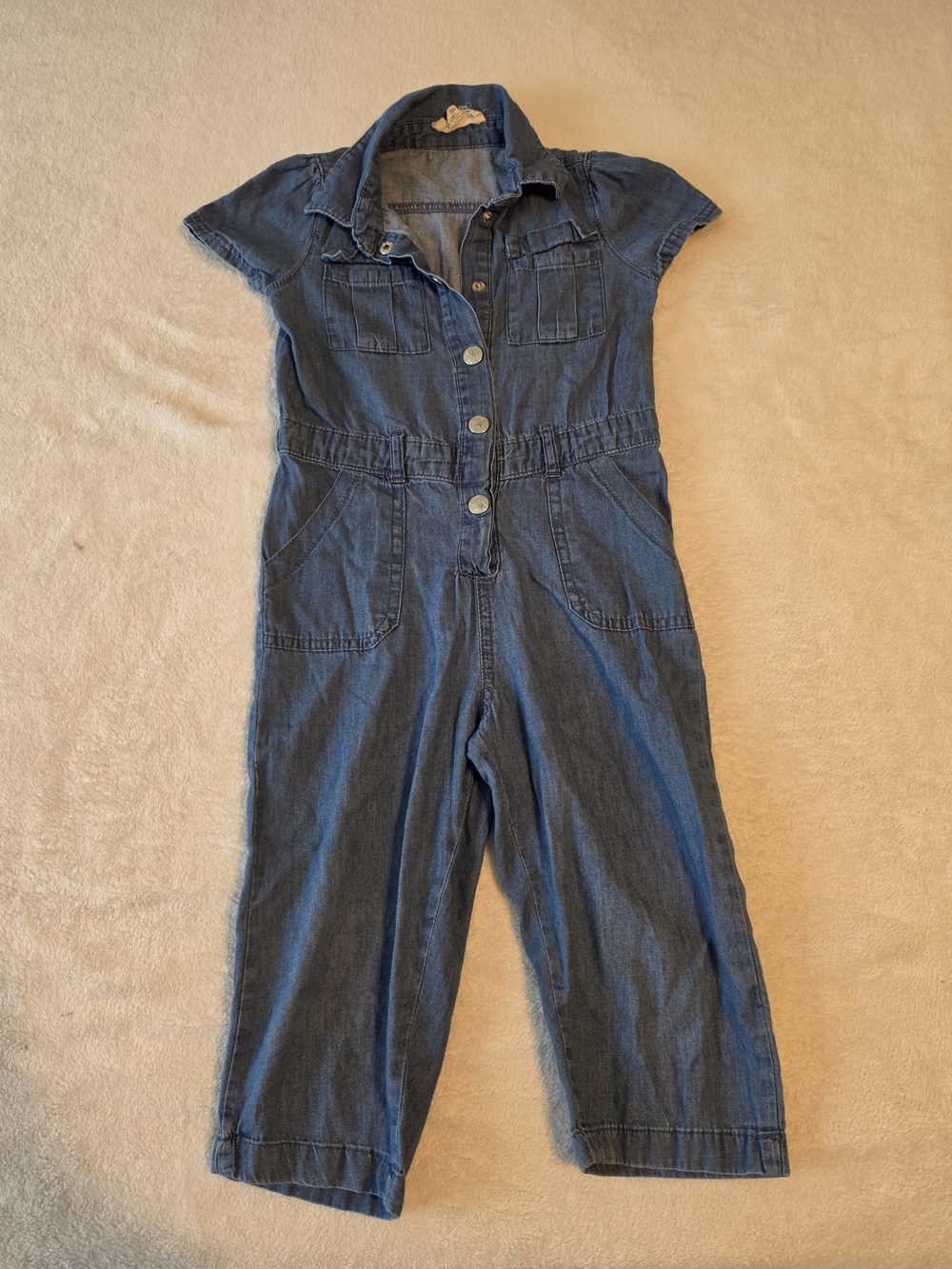 Jessica Seimpsom Denim Jumpsuit 3T